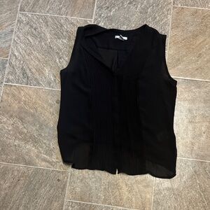 H&M Black V-Neck Blouse